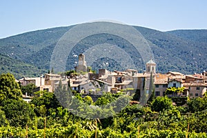 Village of Lourmarin. Listed as the most beautiful villages of France.