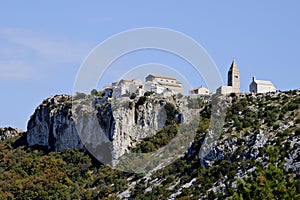 Village Lubenice on islend Cres