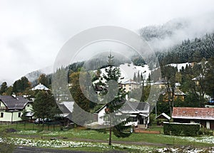 The village Maluzina in Slovakia