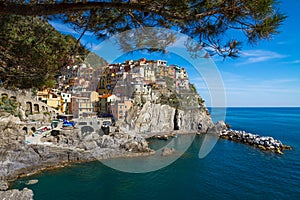 Village of Manarola, Cinque Terre, Italy