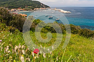 The village of Marciana Marina. Elba island