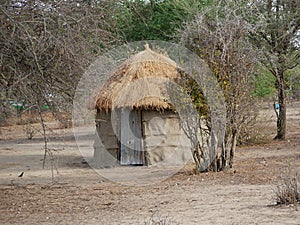 The village of the masses on the Tarangiri safari - Ngorongoro in Afric