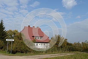 The village of Matrosovo in the Kaliningrad region