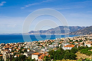 Village on the Mediterranean sea