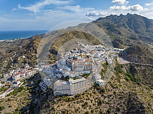 village of Mojacar Almeria. Travel destinations, famous places. Europe, southern Spain