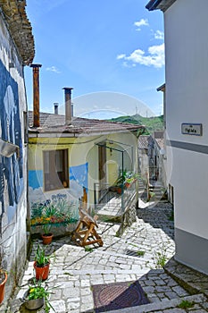 The village of Monfalcone Val Fortore, Italy. photo