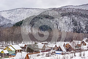 The village in mountains