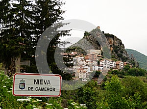 Village in the mountains Nieva de Cameros photo