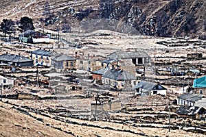 village in the mountains was depopulated