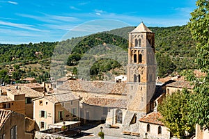 The village Moustiers St. Marie, Provence, Provence-Alpes-Cote dAzur, France