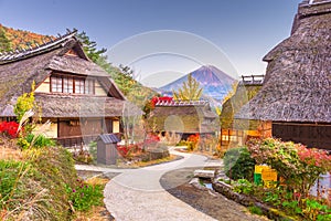 Village and Mt. Fuji