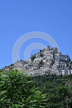 The village of Muro Lucano in Basilicata, Italy.