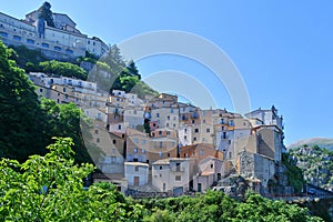 The village of Muro Lucano in Basilicata, Italy.