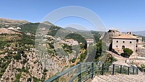 The village of Muro Lucano in Basilicata, Italy.