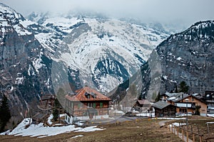 Village of Murren MÃ¼rren, Switzerland