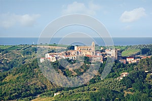 Village named Miglianico in Chieti Province (Italy)