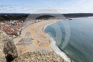 Village of Nazare seen from Sitio photo