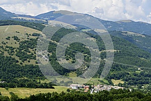 Village near Leonessa (Italy)