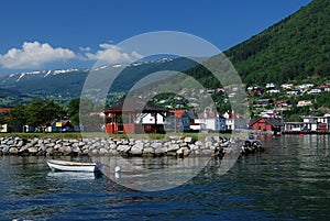 Village near Sognefjord