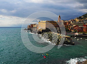 The village of Nervi in the region of Liguria, Italy