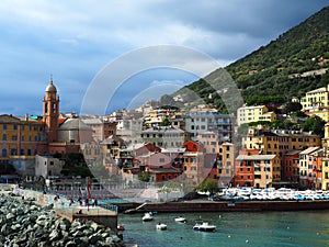 The village of Nervi in the region of Liguria, Italy