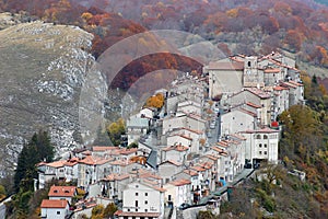 The village of Opi at Abruzzo National Park