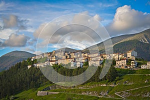 The village of Opi at Abruzzo National Park in Italy photo