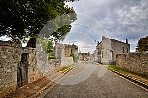 Oradour-sr-Glane was destroied by German nazi and is now a permanent memorial photo