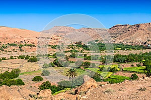 Village in the Ouarzazate, Morocco, Africa