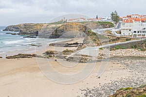 Village over the cliffs in Zambujeira do Mar photo