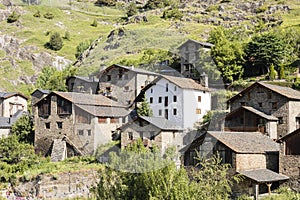 Village Pal in Andorra with the romanesque church