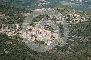 Village of Palasca in Balagne region of Corsica