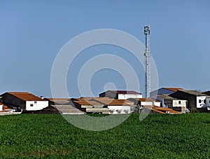 Village panorama of La Coronada, Extremadura - Spain photo