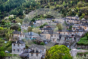 Village Papigo in Zagori, Epirus, Greece