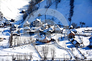 Village in Pass Rucar-Bran