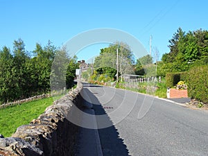 Village of pecket well on keighley road in calderdale west yorkshire photo
