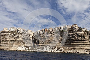 Village perched on the cliff