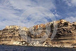 Village perched on the cliff