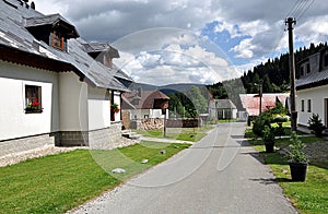 Village Petrikov, mountain Jeseniky, Czech republic, Europe