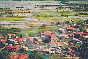 Village Phnom Krom, Siem Reap, Cambodia