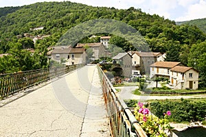 Pied-de-Borne a little village in France photo