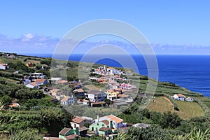 The village of Pilar, on the island of Sao Miguel, Azores