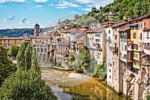 Village of Pont-en-Royans, Isere France