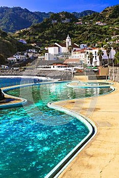Village Porto da cruz. Madeira island natural swim pools