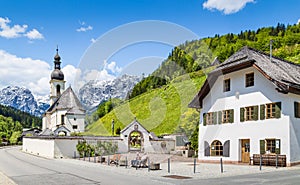 Village of Ramsau, Bavarian Alps, Germany