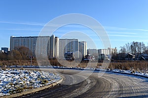 The village of Rasskazovka on the outskirts of Moscow