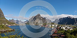 Village of Reine and Reine Fjord, Lofoten Islands, Norway