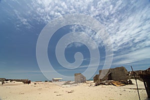 Village Remains after Cyclone