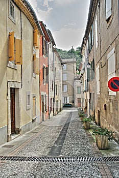 Village of Rennes les Bains in Corbieres