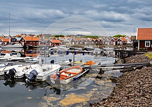 The village and resort of Vajern, Sweden photo